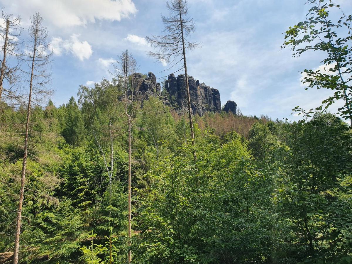 Fewo-Hierundjetzt Lichtenhain Bei Sebnitz Am Malerweg ภายนอก รูปภาพ